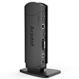 USB 3.0 Universal Laptop Docking Station, Acodot Dual Monitor Dock Support Windows Equipped with HDMI and DVI/VGA, Gigabit Ethernet, Audio, 6 USB Ports…
