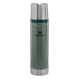 Stanley Classic Vacuum Insulated Wide Mouth Bottle - BPA-Free 18/8 Stainless Steel Thermos for Cold & Hot Beverages – Keeps Liquid Hot or Cold for Up to 24 Hours – 