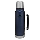 Stanley Classic Vacuum Insulated Wide Mouth Bottle - BPA-Free 18/8 Stainless Steel Thermos for Cold & Hot Beverages – Keeps Liquid Hot or Cold for Up to 24 Hours – 