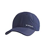 MISSION Cooling Performance Hat- Men’s & Women’s Cap, UPF 50 Sun Protection, Hook & Loop Close, Evaporative Cool Technology, Cools Instantly When Wet, Great for Golf, Running, Baseball- Navy