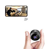 AREBI Spy Camera Wireless Hidden WiFi Mini Camera HD 1080P Portable Home Security Cameras Covert Nanny Cam Small Indoor Outdoor Video Recorder Motion Activated Night Vision A10 Plus [2021 Version]