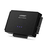UGREEN USB IDE Adapter USB 3.0 to SATA IDE Hard Drive Cable Adapter Converter for 2.5' 3.5' IDE External SATA HDD SSD Hard Drives Disks with 12V 2A Power Adapter and USB 3.0 Cable for Laptop