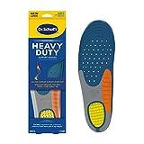 Dr. Scholl's Heavy Duty Support Insole Orthotics, Big & Tall, 200lbs+, Wide Feet, Shock Absorbing, Arch Support, Distributes Pressure, Trim to Fit Inserts, Work Boots & Shoes, Men Size 8-14, 1 Pair