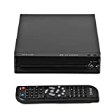 Craig CVD401A Compact HDMI DVD Player with Remote in Black | Compatible with DVD-R/DVD-RW/JPEG/CD-R/CD-R/CD | Progressive Scan | Up-Convert to 1080p |
