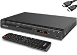 MEGATEK Multi-Region DVD Player for TV with HDMI (1080p Upscaling), CD Player for Home, USB Port, Coaxial Digital Out, Compact Design with Durable Metal Housing, Remote & 5ft HDMI Cable Included