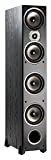 Polk Audio Monitor 70 Series II Tower Speaker (Black, Single) for Multichannel Home Theater | 1' Tweeter, (4) 6.5' Woofers | Bi-Wire & Bi-Amp