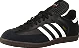 adidas Men's Samba Classic Soccer Shoe,Black/Running White,10.5 M US
