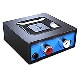 Bluetooth Audio Adapter for Music Streaming Sound System, esinkin W29-us Wireless Audio Adapter Works with Smart Phones and Tablets, Wireless Adapter for Speakers