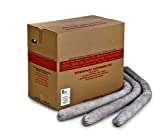 NPS Spill Control | Mildew-Resistant Absorbent Sock | Water Absorbing Snake | 3' x 48' | 52-Gal Absorbency | Pack of 30 | 30GS34