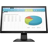 HP P204 19.5' HD+ Monitor Black - 1600 x 900 HD+ Display - 60 Hz Refresh Rate - in-Plane Switching Technology - 5Ms Response Time - 1 VGA & HDMI Port - 1 DisplayPort 1.2