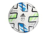 adidas MLS Nativo XXV Club Soccer Ball White/Solar Green/Glory Blue/Black 4