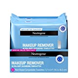 'Neutrogena Makeup Remover Cleansing Face Wipes, Daily Cleansing Facial Towelettes to Remove Waterproof Makeup and Mascara, Alcohol-Free, Value Twin Pack, 25 Count, 2 Pack'