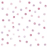 Wall Pops DWPK2466 Watercolor Dots Wall Art Kit, Pink 59 Count (Pack of 1)
