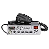 Uniden PC78LTX 40-Channel Trucker's CB Radio with Integrated SWR Meter, PA Function, Hi Cut, Mic/RF Gain, and Instant Channel 9,Silver