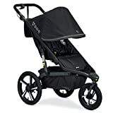 BOB Gear Alterrain Pro Jogging Stroller | One-Hand Quick Fold - Smoothshox + Airfilled Tires, Black