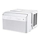 Midea U Inverter Window Air Conditioner 8,000BTU, U-Shaped AC with Open Window Flexibility, Robust Installation,Extreme Quiet, 35% Energy Saving, Smart Control, Alexa, Remote, Bracket Included