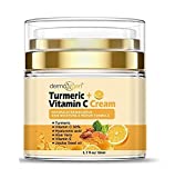 30% Vitamin C With Turmeric Glow Boosting Moisturizing, Skin Repairing & Hydrating Cream for Face, Neck, Decollete - Organic Ingredients Anti-Aging Facial Cream For Daily for Dry, Sensitive & Oily Skin - 1.7 FL OZ.