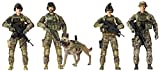 Elite Force Army Ranger Action Figures – 5 Pack Military Toy Soldiers Playset | Realistic Gear and Accessories – Sunny Days Entertainment