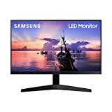SAMSUNG 22-inch T35F LED Monitor with Border-Less Design, IPS Panel, 75hz, FreeSync, and Eye Saver Mode (LF22T350FHNXZA), Dark Blue Gray