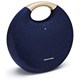 Harman Kardon Onyx Studio 6 - IPX7 Waterproof Wireless Bluetooth Speaker System w/Rechargeable Battery, Built-in Microphone (Blue)