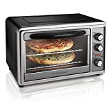 Hamilton Beach Countertop Rotisserie Convection Toaster Oven, Large, Stainless Steel (31107D)