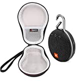JBL Clip 3 IPX7 Waterproof Portable Bluetooth Speaker Bundle with gSport Deluxe Travel Case (Black)