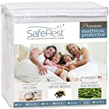 SafeRest Mattress Protector – King, Premium, Cotton, Waterproof Mattress Cover Protectors – White