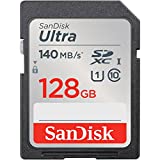 SanDisk 128GB Ultra SDXC UHS-I Memory Card - Up to 140MB/s, C10, U1, Full HD, SD Card - SDSDUNB-128G-GN6IN