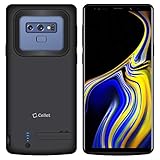 Cellet Battery Case, 5000 mAh Capacity, Rechargeable Battery Case with Kick Stand Compatible for Samsung Galaxy Note 9 - Black